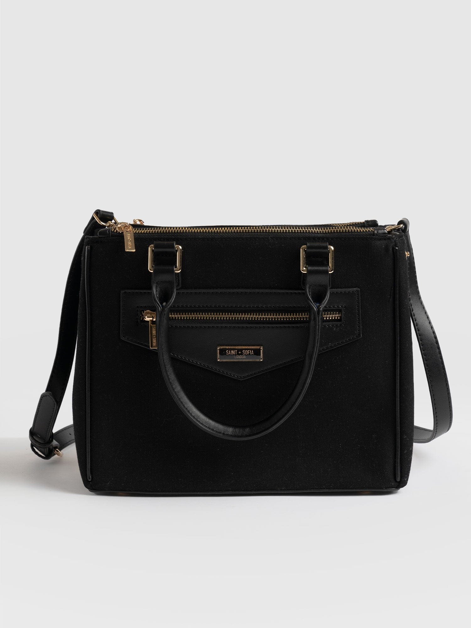 Regent Top Handle Handbag - Black